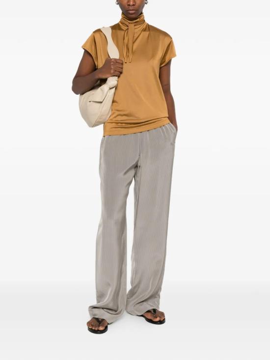 26SS 르메르 반팔 풀라드 탑 TS0020 LJ1049BR426 Gold - LEMAIRE