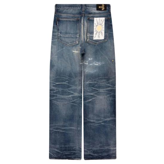  Mastercraft Union 데님 팬츠 마스터크래프트 유니온 쇼와 릴렉스드 마나츠 리페어드 진 - OTHER BRANDS