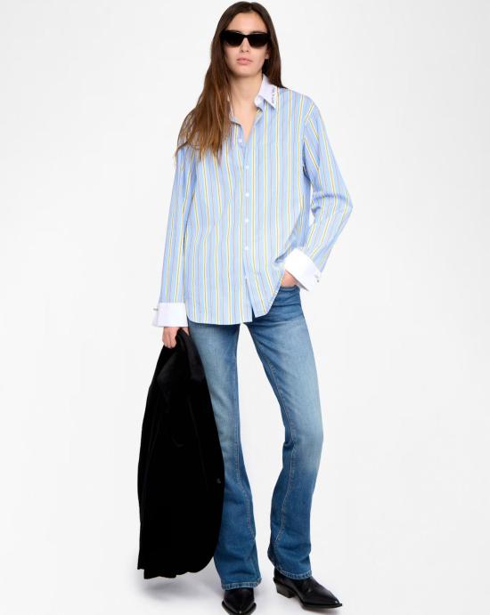 26SS 자딕앤볼테르 셔츠 WWSH02300 443 Sixtine - ZADIG & VOLTAIRE