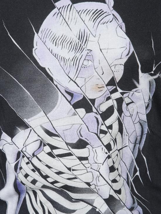 26SS 아워레가시 후드 티셔츠 W2266SCA CYB ANGPRT CYBERNETIC ANGEL PRINT - OUR LEGACY