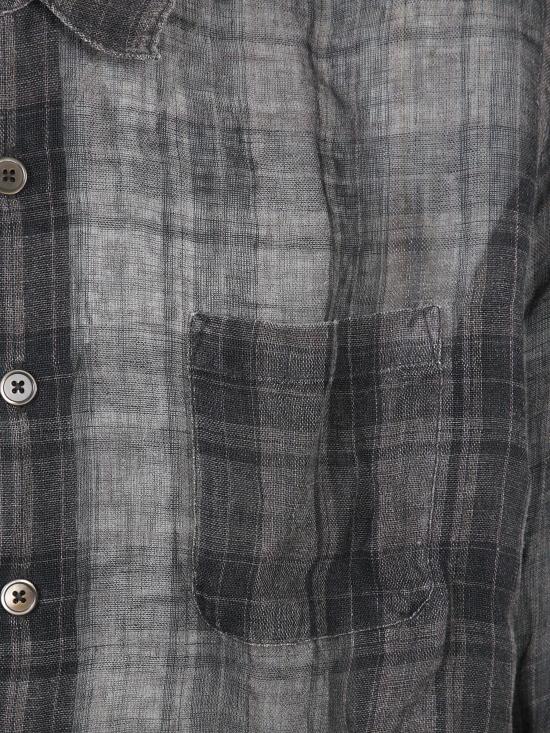 26SS 아워레가시 긴팔 티셔츠 M2262AP PNMB CKSLN PENUMBRA CHECK SHEERCOAT LINEN - OUR LEGACY
