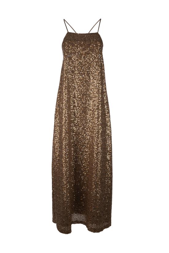 26SS ANNA MARIA PALETTI 롱 원피스 CANBERRAIOAK 5 Bronzo