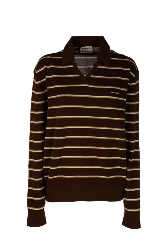 26SS 미우미우 스웨터 MML03E183M F0324 CACAO