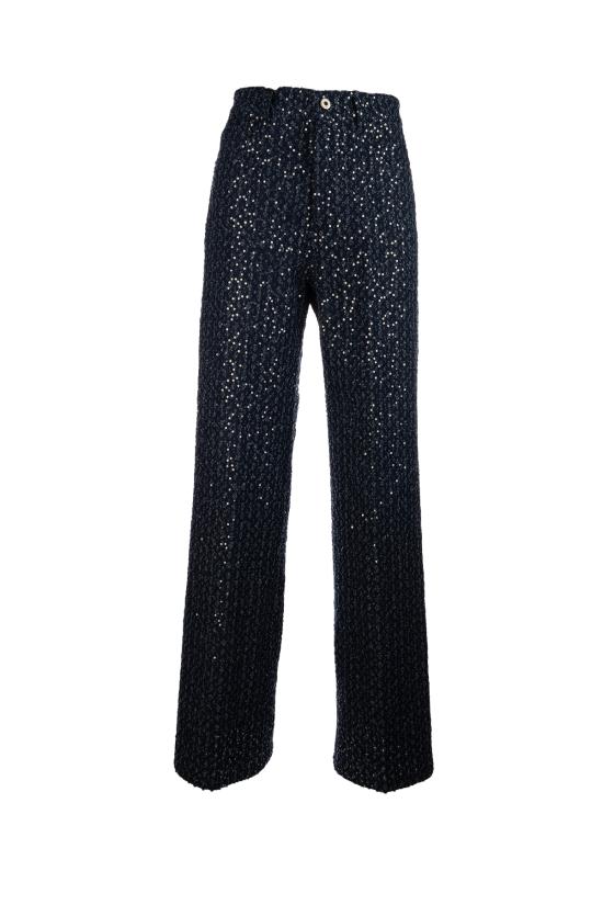 26SS 안나 마리아 팔레티 스트레이트 팬츠 AMBURGOCN 10 Blu