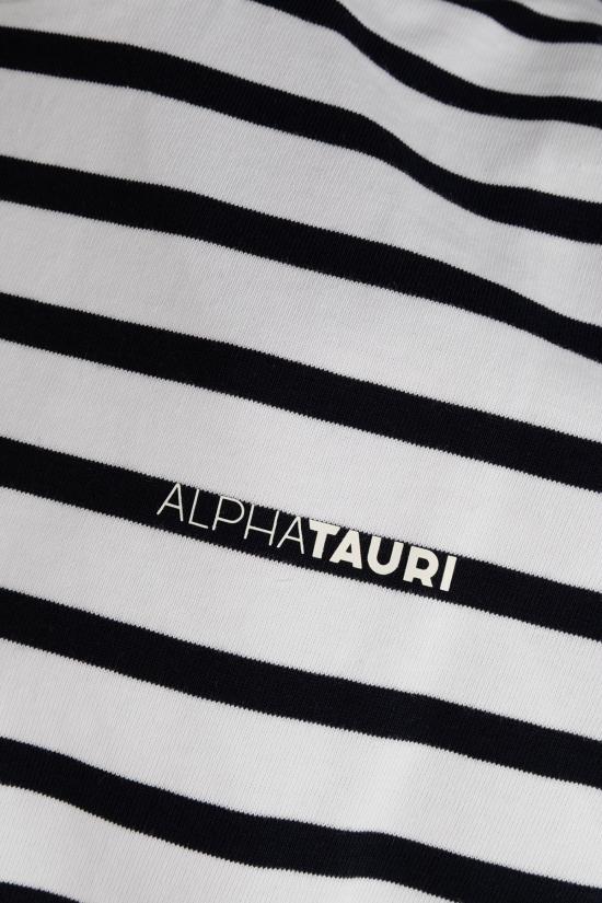 26SS 알파타우리 반팔 티셔츠 ATA260105 UF01 WHITE DARK NAVY - ALPHATAURI
