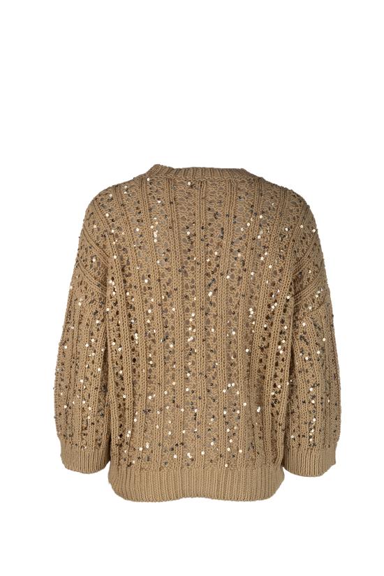 26SS 페세리코 스웨터 A99095F039117B 46B ORO BEIGE - PESERICO