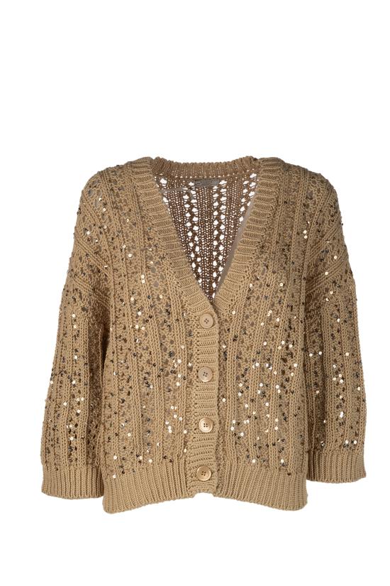 26SS 페세리코 스웨터 A99095F039117B 46B ORO BEIGE