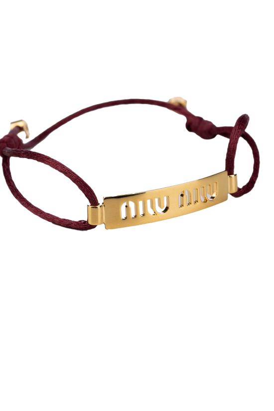 26SS 미우미우 팔찌 5IB7852IHK F05CZ ORO AMARANTO - MIU MIU