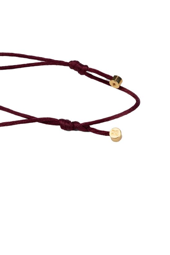 26SS 미우미우 팔찌 5IB7852IHK F05CZ ORO AMARANTO - MIU MIU