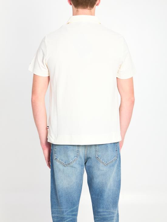 26SS 몽클레어 폴로 티셔츠 L10978A00004 CREAM - MONCLER