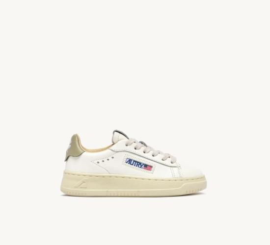 26SS [주니어] 오트리 스니커즈 KDLKFF 07 LEAT FOUR MRSH GREYGN