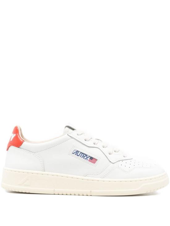 26FW 오트리 메달리스트 로우 스니커즈 AULMTB 03 LEAT ART WHT SORAN