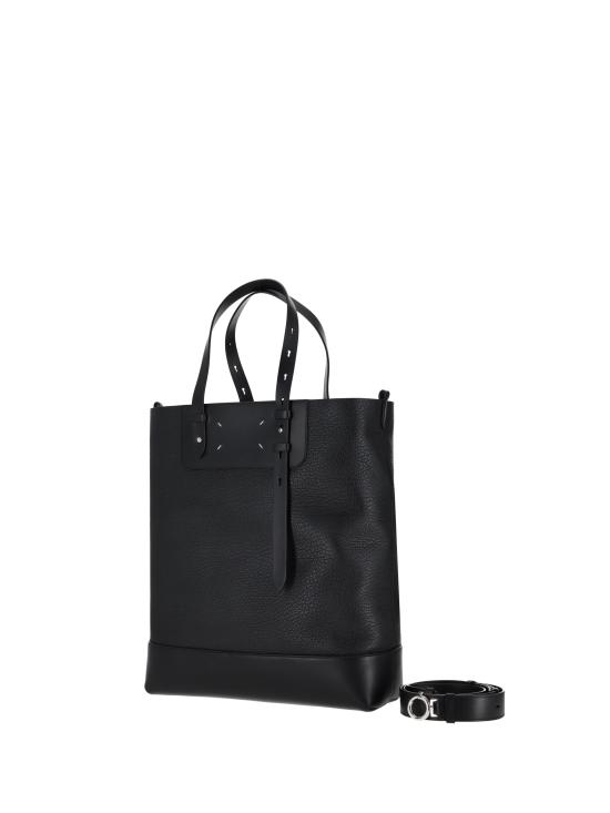 26SS 마르지엘라 버티컬 쇼핑백 SB1WC0024P8611 H0015 BLACK BLACK - MAISON MARGIELA