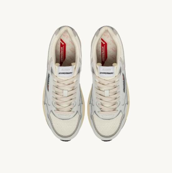 26FW 오트리 HYPERWAY 하이퍼웨이 스니커즈 HYLWHC 01 SLEA SUEMESH WHT GREY - AUTRY