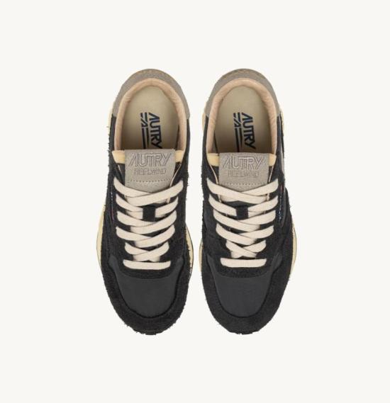 26SS 오트리 릴윈드 스니커즈 WWLWNC 05 NYLON CRACK WHT BLACK - AUTRY