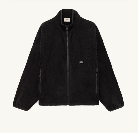 26FW 오트리 자켓 JAPX010K LIGHT TEDDY BLACK