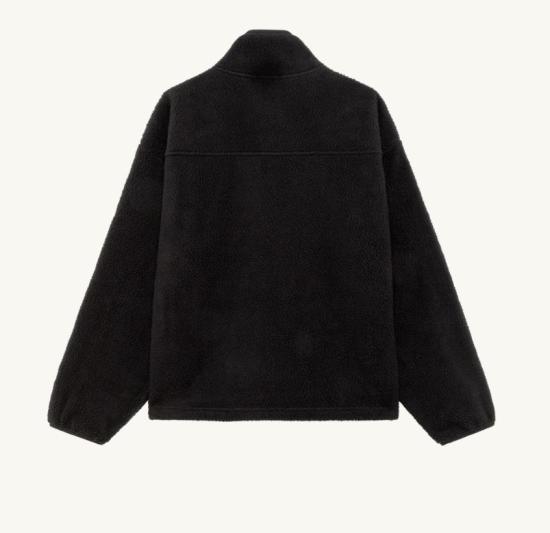 26FW 오트리 자켓 JAPX010K LIGHT TEDDY BLACK - AUTRY