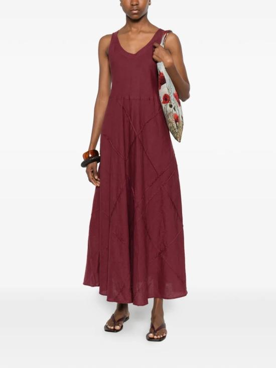 26SS Rosso 35 미디 원피스 N1889V8000777 Bordeaux - ROSSO 35