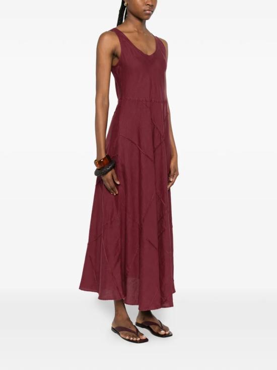 26SS Rosso 35 미디 원피스 N1889V8000777 Bordeaux - ROSSO 35