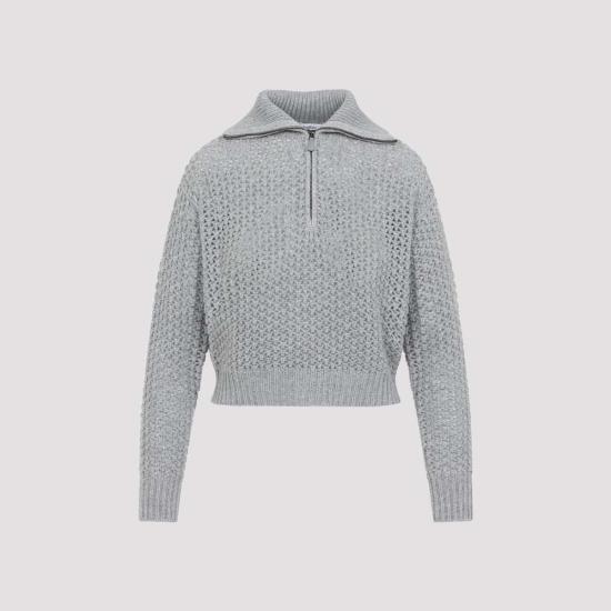  막스마라 스웨터 Max Mara 데킬라 풀오버 Grigio Chiaro - MAX MARA