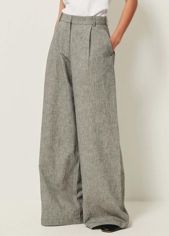  메이블앤모스 스트레이트 팬츠 세순 프로방코트 팬츠 화이트/블랙