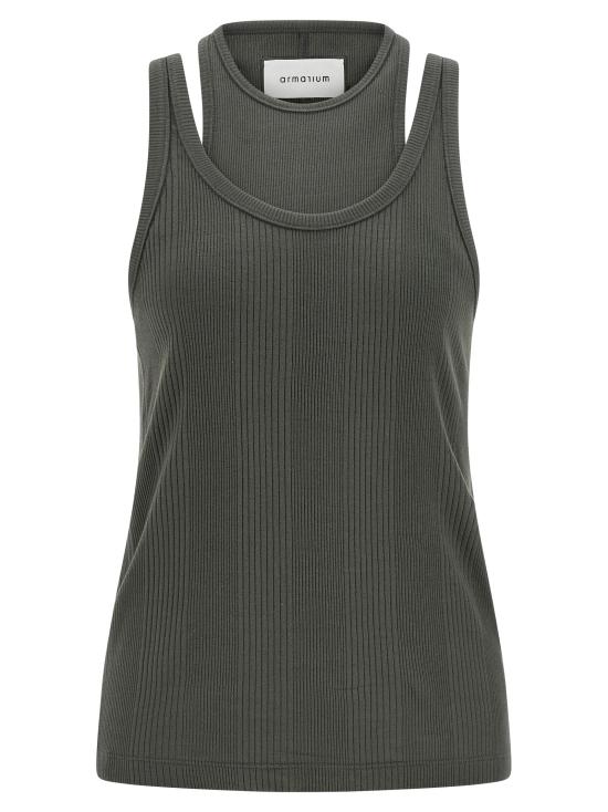 26SS 아르마리움 민소매 티셔츠 ARMTMT040JE05041ANTHRACITEGREY