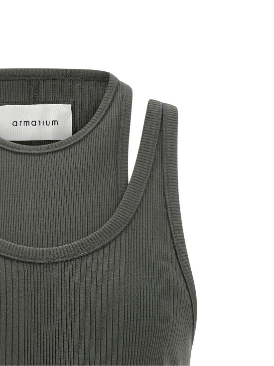 26SS 아르마리움 민소매 티셔츠 ARMTMT040JE05041ANTHRACITEGREY - ARMARIUM