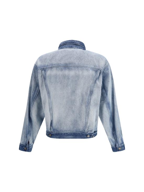 26SS 디젤 D-덴버-Fsi1 트러커 재킷 인 미디엄-라이트 스켈레톤 데님 A2385009P29 01 - DIESEL