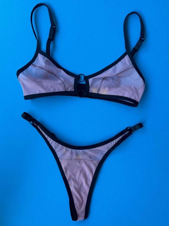  Kayleigh Peddie 브라 케일리 페디 에반 메쉬  (링 포함) 더스티 로즈/블랙 - OTHER BRANDS