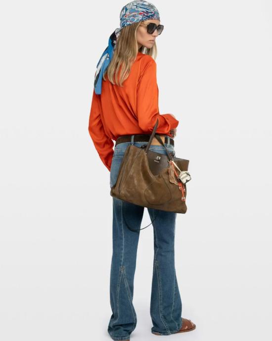 26SS 자딕앤볼테르 셔츠 WWSH00021 807 Tangerine - ZADIG & VOLTAIRE