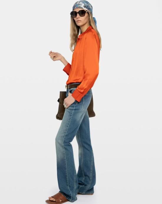 26SS 자딕앤볼테르 셔츠 WWSH00021 807 Tangerine - ZADIG & VOLTAIRE