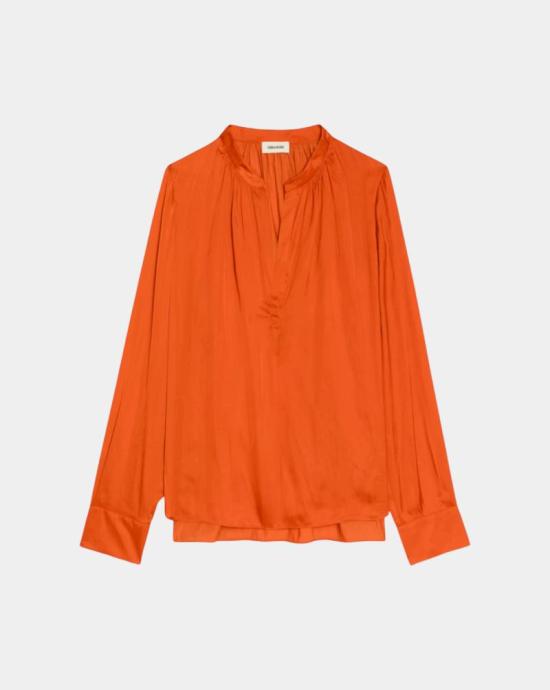 26SS 자딕앤볼테르 셔츠 WWSH00021 807 Tangerine