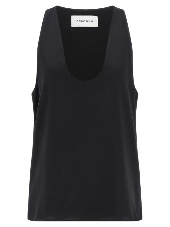 26SS 아르마리움 민소매 티셔츠 ARMTMT031SE07002BLACK