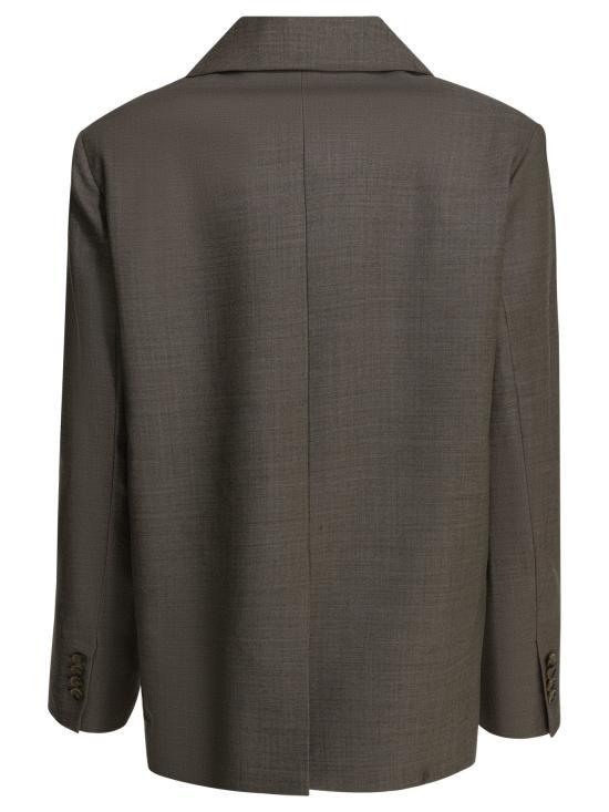 26SS 루루 드 세종 수트 자켓 DONAUDARKBROWNMELANGE - LOULOU DE SAISON