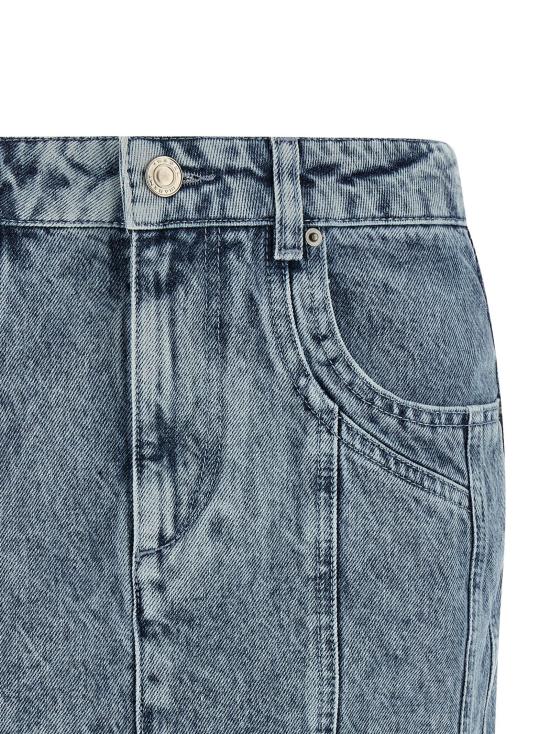 26SS 이자벨마랑에뚜왈 데님 스커트 JU0448FAD1H02E30LU - ISABEL MARANT ETOILE