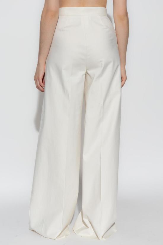  막스마라 스트레이트 팬츠 피니시 팬츠 화이트 - MAX MARA