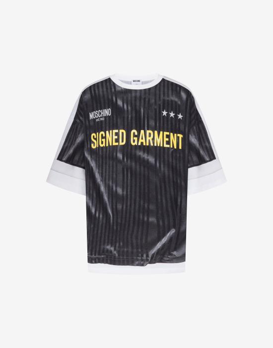 26SS 모스키노 반팔 티셔츠 AEF261ZZ07010241AEF2888 Grey DOM