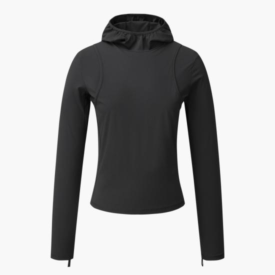 26SS 살로몬 후드 티셔츠 S261002HHD24 BLK DOM