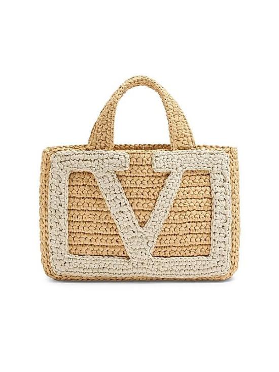 26SS 발렌티노 가라바니 토트백 8W2B0S12QETCEM NATURAL BUTTER DOM