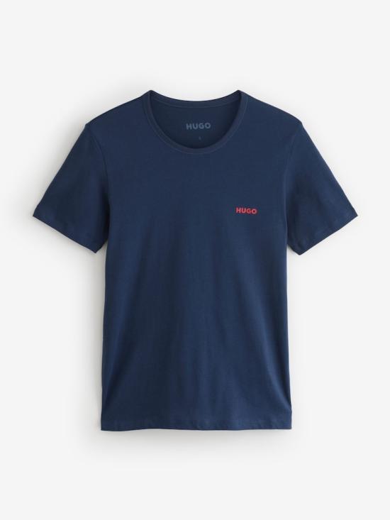 26SS 휴고보스 반팔 티셔츠 50532811 967 WHITE BLUE DOM
