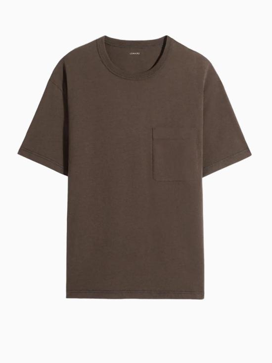 26SS 르메르 박시 숏슬리브 저지 티셔츠 TS0010 LJ1010 512 RISTRETTO DOM