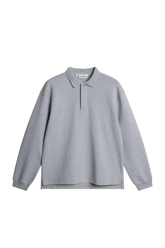 26SS 제이린드버그 폴로 티셔츠 FMJS15263 U241 MEDIUM GRAY MELANCE DOM