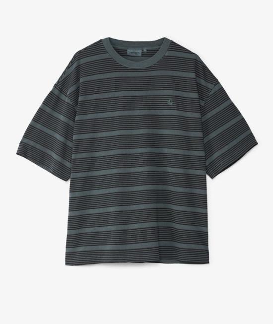 26SS 칼하트 WIP 반팔 티셔츠 I0359823H8GD KALE GREEN DOM