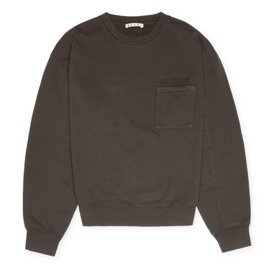 26SS 마르니 긴팔 티셔츠 FUMU0151GX USCY95 TCM75 MARRONE DOM
