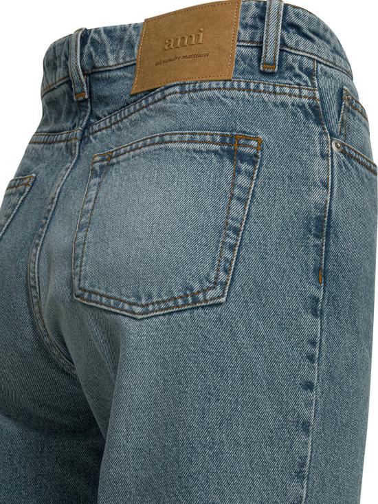 26SS 아미 플레어 핏 진 FTR420 DE0046480 Light blue - AMI