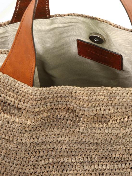 26SS 이벨리브 토트백 ONJADARK TEA Brown - IBELIV