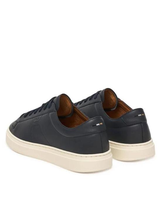 26SS 휴고보스 엠보스드 로고 로우 탑 트레이너 50557866 001 DOM - HUGO BOSS
