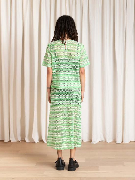  알리 골든 롱 스커트 슬림 미디 스커트 - ALI GOLDEN