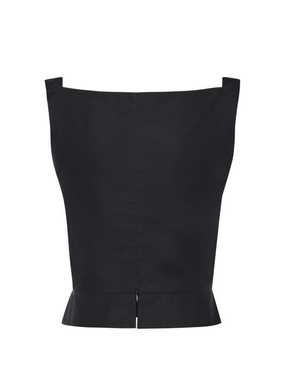  비비안웨스트우드 블라우스 비비안 웨스트우드 탑 블랙 - VIVIENNE WESTWOOD