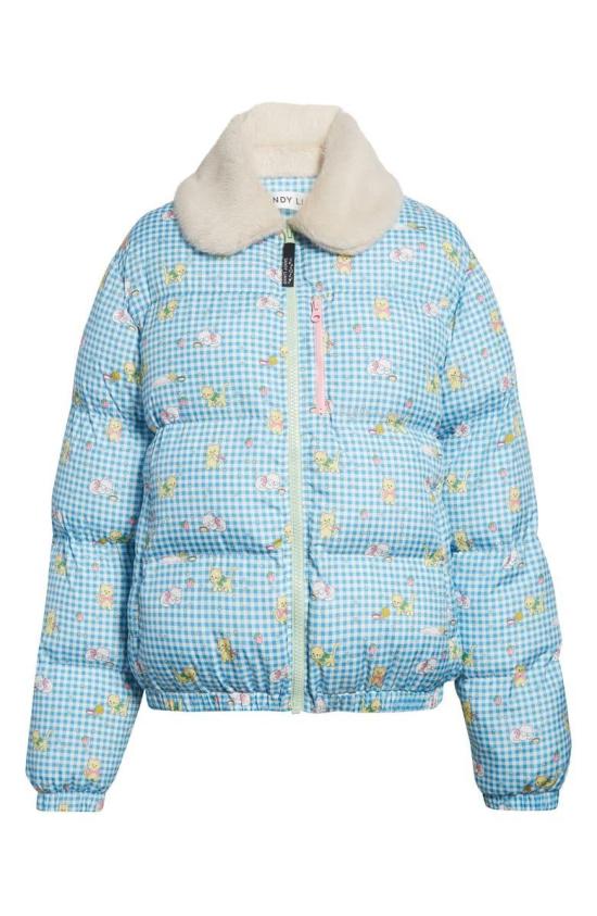 26SS 샌디리앙 패딩 R26O094 F293 BLUE MULTI DOM